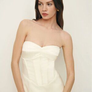 NWT Reformation Pacie Satin Dress